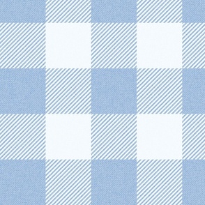 Twill Buffalo Plaid Sky Blue