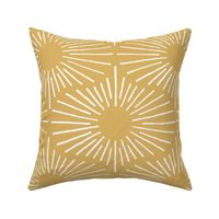 Art Deco Sunshine - Goldenrod (Jumbo Scale)