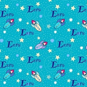 Ezra name fabric 