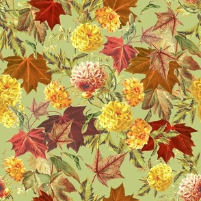 OCTOBER CHINTZ - AUTUMAL GARDEN COLLECTION (PEA)