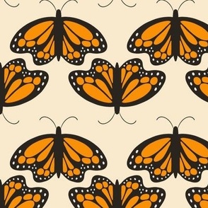 Monarch Stripe, Cream