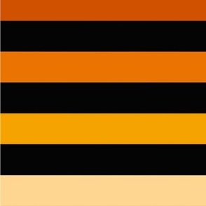 Monarch Stripes, Orange and Black