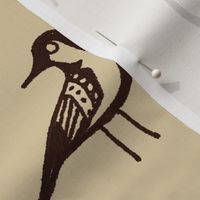 Doodle Bird (Large and Brown)