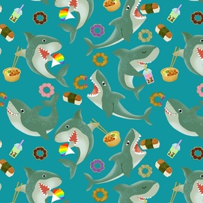 Mochi Donuts and Sharks