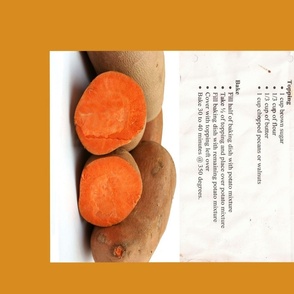 Sweet Potato Souffle Tea Towel