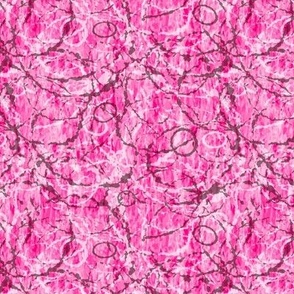 Dappled Textured Circles Mosaic Light Mix Summer Casual Fun Pink Blender Bright Colors Bold Rose Magenta Pink FF007F Bold Modern Abstract Geometric