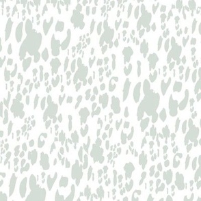 Green calico animal print