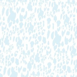 Blue spa animal print