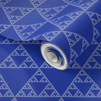 Sierpinski Triangle in Morning Blue