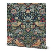 Strawberry Thief William Morris Vintage Bird Design 