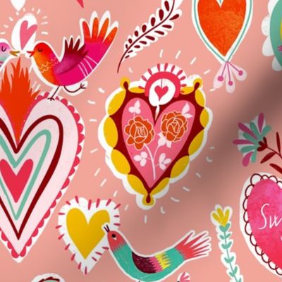 love birds milagros valentine // medium