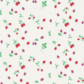 Strawberry Floral Ditzy