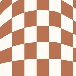 nougat wavy checkerboard