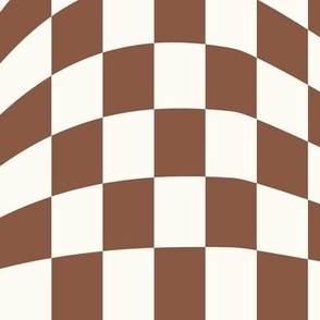 hot cocoa wavy checkerboard