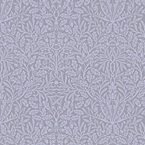  Pure Acorn by William Morris - MEDIUM - gray lavender Antiqued art nouveau art deco