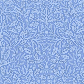  Pure Acorn by William Morris - LARGE -  blue Antiqued art nouveau art deco