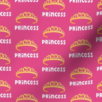 Princess - Tiara - princess pink - LAD22