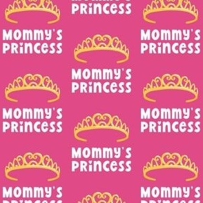 Mommy's Princess - pink/white - princess pink - LAD22