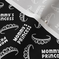 (small scale) mommy's princess - tiara - black - LAD22