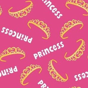 princess - tiara - royal pink - LAD22
