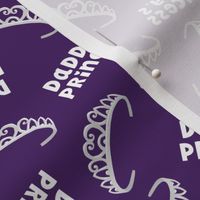 daddy's princess - tiara - dark purple - LAD22