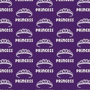 (small scale) Princess - Tiara - dark purple - LAD23