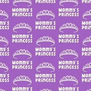 (small scale) Mommy's Princess - Tiara - purple - LAD22