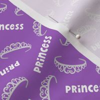 (small scale) princess - tiara - purple - LAD22