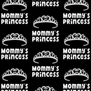 Mommy's Princess - pink/white - black - LAD22