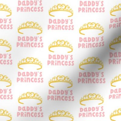 Daddy's Princess - Tiara - pink/white - LAD22