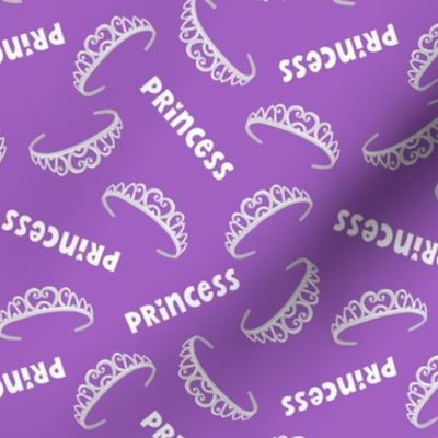 princess - tiara - purple - LAD22