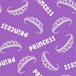 princess - tiara - purple - LAD22
