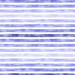 Indigo Watercolor Stripes