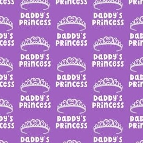 (small scale) Daddy's Princess - Tiara - purple - LAD22