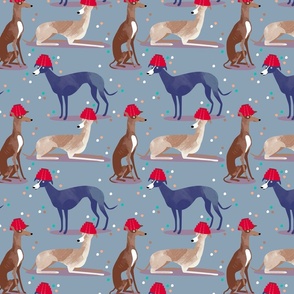 Whippet fabric blue