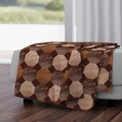 Azalea Octagon Earth Tones - Dark Oak