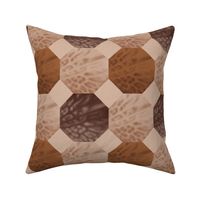 Azalea Octagon Earth Tones - Sand