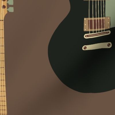 Gibson rgb brown black guitar