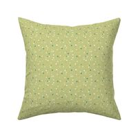 Dot Mix in Green 2.5 x 3.25