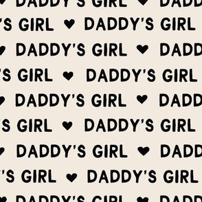 medium // Valentines Day fabric daddy's girl text