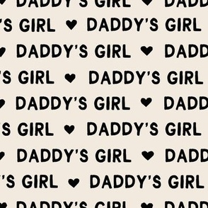 medium - daddy's girl text words only - Valentines Day father's day
