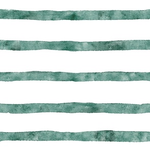 Watercolor sage green stripes