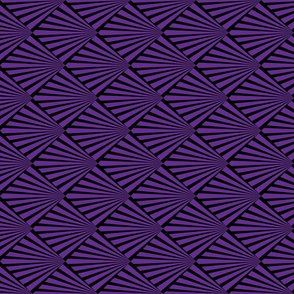 art deco rays purple 90 degrees