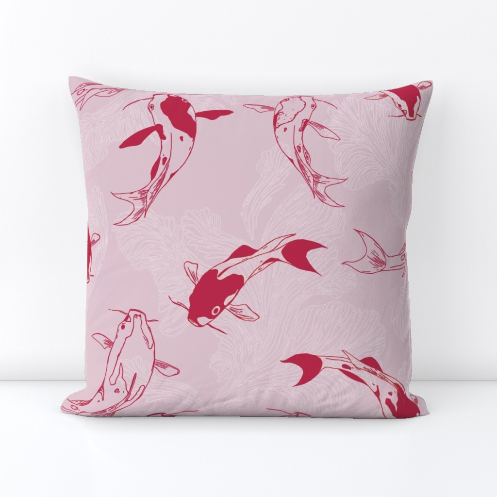 `Koi carp in magenta` - CelebrateVivaMagentaCOY2023