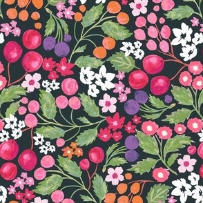Watercolour Ditsy Berries