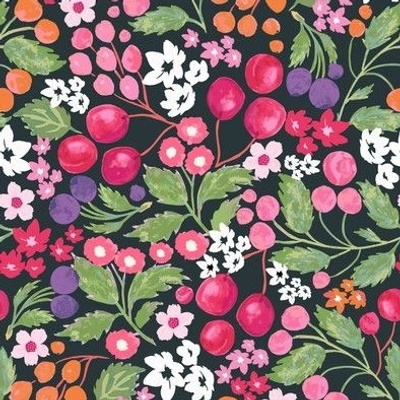 Watercolour Ditsy Berries