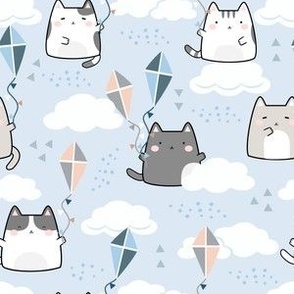 Cats with Kites