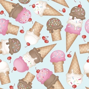 Ice Cream Cones Pattern