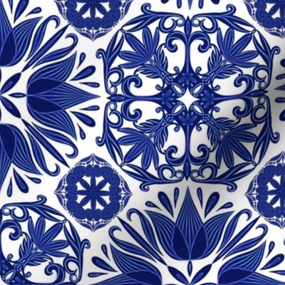 Portuguese tile  pattern