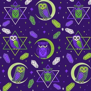Occult and Owls pattern